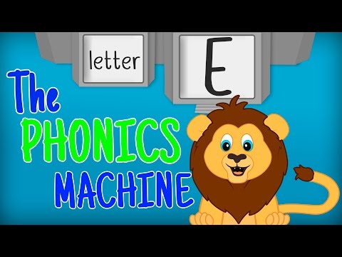 THE LETTER E SONGS - Phonics Songs for Kids Alphabet Sounds PHONICS MACHINE ABC Sounds Toddlers