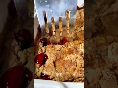 3 Ingredient Cherry Dump Cake - EASY DESSERT RECIPE