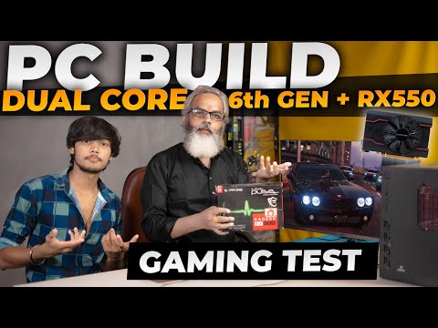 PC Build G4400 Dual Core 6th Gen + RX550 GPU 🔥 Full Testing Video