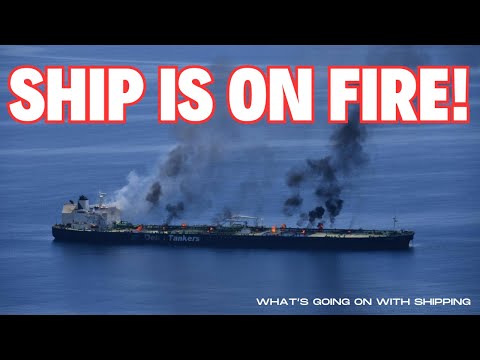 Tanker Sounion On Fire in the Red Sea | Can the Ship be Salvaged?  | 150,000 Tons of Oil Onboard