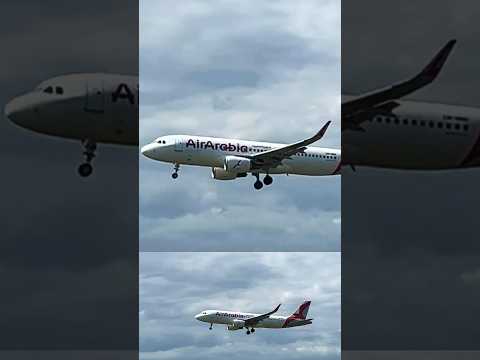 Air Arabia landing at Barcelona #youtubeshorts #remix #planespotting #shorts #short #aviation #live