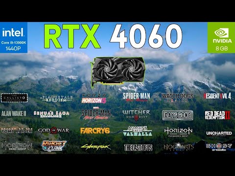 RTX 4060 1440P GAMING TEST  - RTX 4060 2K BENCHMARK