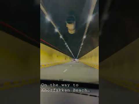 Dubai tunnel./ Upcoming vlog./Subscribe for more videos./Khorfakkan beach./ travel vlog in dubai./