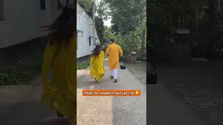 Shaadi ka vlog jaldi ayega 🥰❤️ #couplegoals #wedding #weddingspecial #haldi #sumedhafam