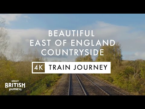 Beautiful East of England Countryside Train Journey | Relaxing 4K Drivers View | Lowestoft– Norwich