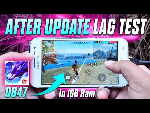 After OB47 Update Free Fire Lag Test In 1GB Ram