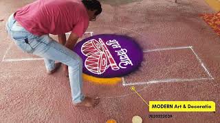 Wedding Rangoli#weddingRangoli #rangoli #easyrangoli #youtubevideo #instareels #sanskarbhartidesign