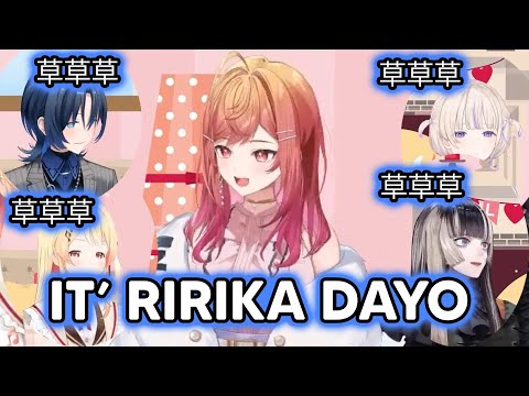 ReGloss Can't Stop Laughing After Saw Ririka's Acting Cool【Hololive DEV_IS | Eng Sub 】