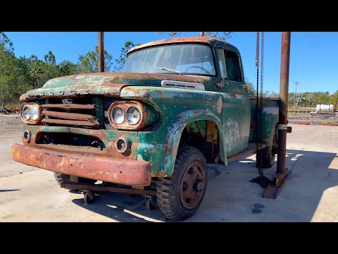 1958 Dodge Power Wagon FULL Tear Down - 4x4 TRUCK