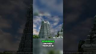 North vs South Indian Temple Architecture  Key Differences #india #indiantemples  #shorts