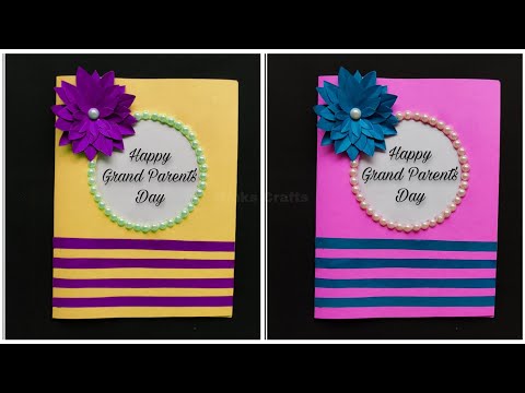 Grandparent Day Greeting Card 2022 / Grand parents day card making