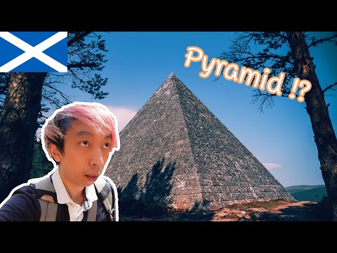 I discovered PYRAMID in Scotland!? | Aberdeen VLOG | เที่ยวสก๊อตแลนด๋