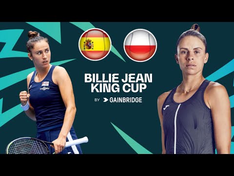 LIVE: TENNIS: #BJKCup : 1/8 FINALS: SPAIN W - POLAND W Sara Sorribes Tormo - MAGDA LINETTE #15/11/24