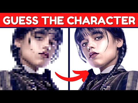 Guess The Wednesday Characters by Pixels | Wednesday Quiz (HARD)