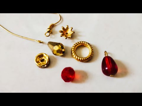 HOW TO MAKE PEARL EARRINGS AT HOME//DIY//HANDMADE JEWELLERY//HOORIYA STYLE..