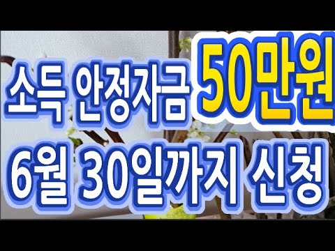 소득안정자금 50만원 지원받기! (사업자가 없던 노점상도 가능!!)