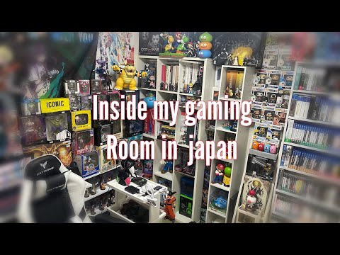 My gaming and collection room tour - years of collecting crammed into a tiny room in japan