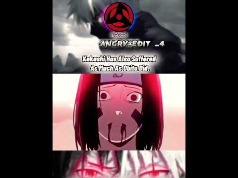 KAKASHI HAS ALSO SUFFERED AS  MUSH AS OBITO DID AND RIN HINDI DUBBED #shorts #kakashi #itachi#naruto