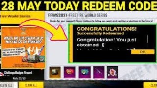 Free Fire World series redeem code