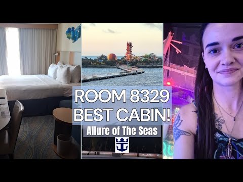 The BEST Balcony on Allure of The Seas! Cabin room 8329, GREAT Value! 🤑🛳 #allureoftheseas #cabintour