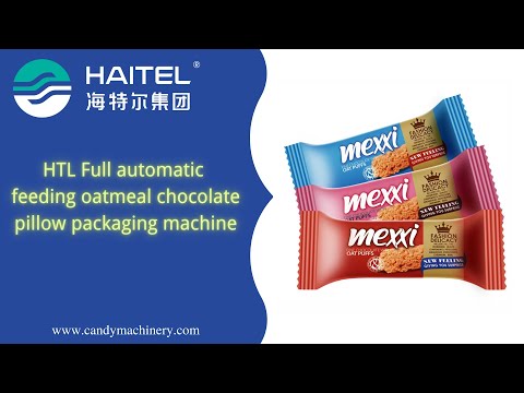 🍫✨ Boost Efficiency: Discover Our Full Automatic Feeding #OatmealChocolatePillowPackagingMachine !🤖🎉