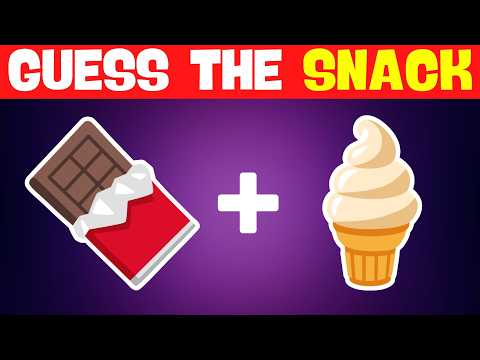 Guess The Snack By Emoji 🍪🌮🍟 | Random Quizzes