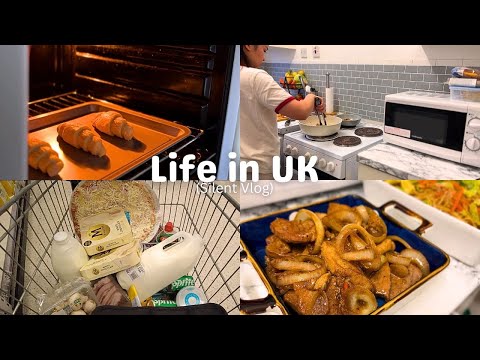 daily life in uk | grocery shopping | home cooking