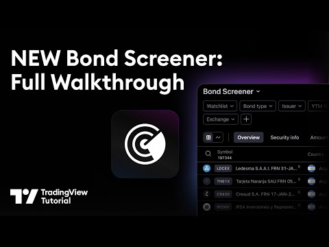 The TradingView Bond Screener: Tutorial