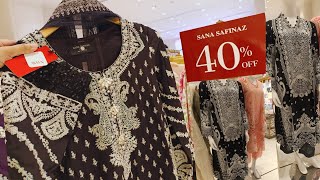 🔥Sanasafinaz Flat 40% OFF 🔥All New Collection on Sale😱 Sanasafinaz Summer Clearance Sale 📣 🤩