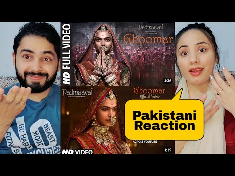 Padmaavat Song" Ghoomar Pakistani Reaction,  Deepika Padukone, Shahid Kapoor, Part 3