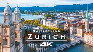 Zurich - Switzerland 🇨🇭 - by drone [4K]