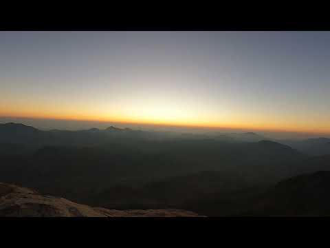 Sunrise Timelapse in Mount Sinai, Egypt 이집트 시나이산 일출 타임랩스