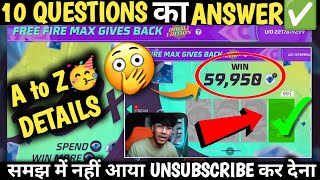 Giveaway Ka answer kya hai Win 50x diamond Free Fire New Event Diamond Kaise Milega Win Diamond 50x