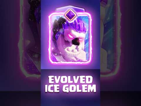 Ice Golem Evo 🥶💀 #clashroyale