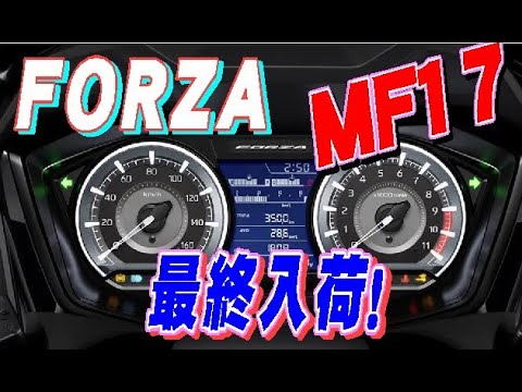 FORZA　MF17　最終入荷　オプション沢山取付ます。パールスモーキーグレー　カスタム承ります！　【ホンダバイク福岡、春日　バイパスホンダ】