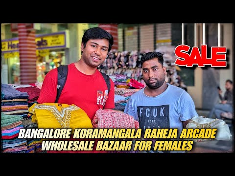 Bangalore Koramangala Raheja Arcade Wholesale clothes, bags and shoes for females heavy discount