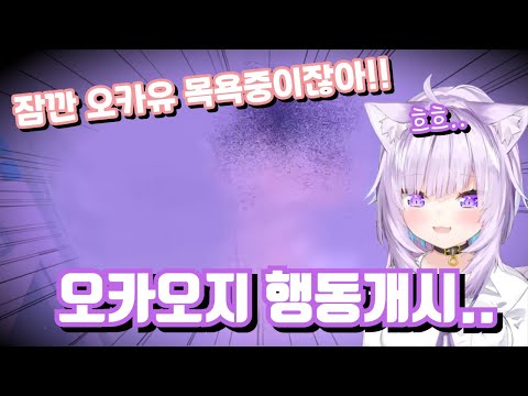 어딜 보는거야.. 오카유?[홀로라이브/네코마타 오카유]