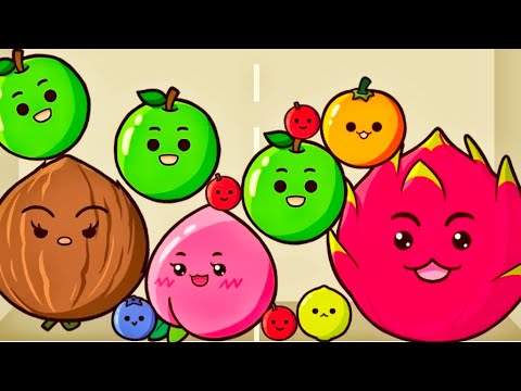 LET'S PLAY FRUIT MERGE || SATISFYING || RELAXING  GAME #satisfying #trending  #game