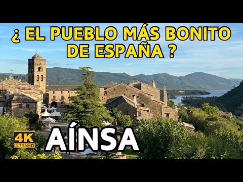 ¿El Pueblo más Bonito de España? Aínsa Walking Tour 4K