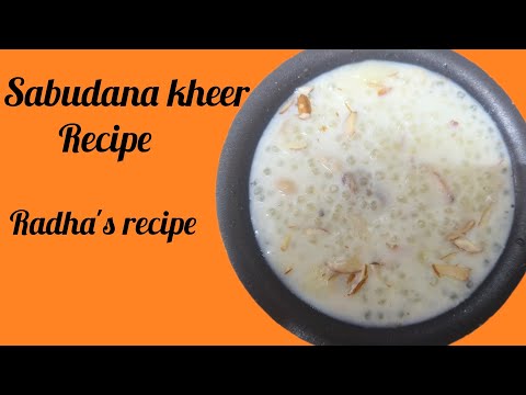 sabudana kheer recipe.#sabudana #sabudanakheer #fasting #fastingrecipes #kheer