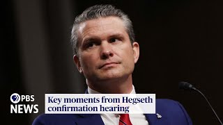 WATCH: Key moments from Pete Hegseth's Senate confirmation hearing