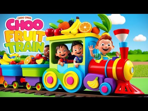 " 🚂 Choo Choo Fruit Train: Sing Along to the Funniest Nursery Rhymes for Kids! 🍌🍎"