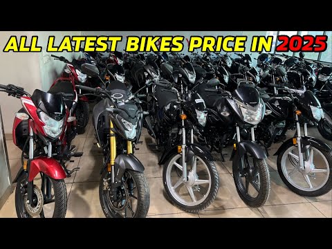 2025 All Latest Honda Bikes New Price List | 2025 Honda Sp125 | Shine 125 | Livo 110 | Hornet 2.0