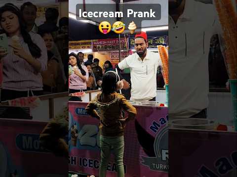 Angry girl with a mischievous icecream seller #icecream #icecreamlovers #icecreamprank #funny #girl