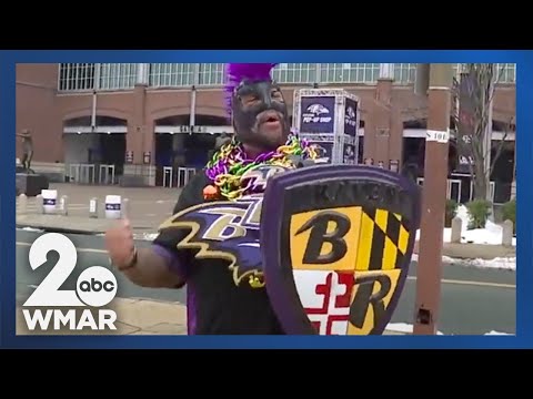 Ravens super fans ready to fly