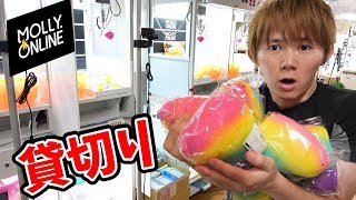 クレーンゲーム貸切で1万円プレイ【モーリーオンラインの裏側】モーリーファンタジー☆Mollyfantasy★