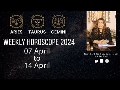 Part 01 Weekly Horoscope 2024 | 07 April to 14 April