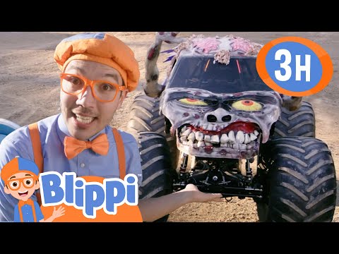 Monster Trucks Mania with Blippi—Big Wheels, Big Fun! | Blippi | Kids TV Shows