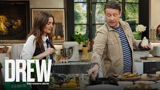 Jamie Oliver Shows Drew Barrymore How to Make His "Secret Veg Sauce" | The Drew Barrymore Show