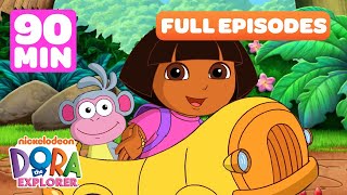 Dora's Cars, Trains, Planes & Vehicles Marathon! 🚗 90 Minutes of Dora the Explorer | Dora & Friends